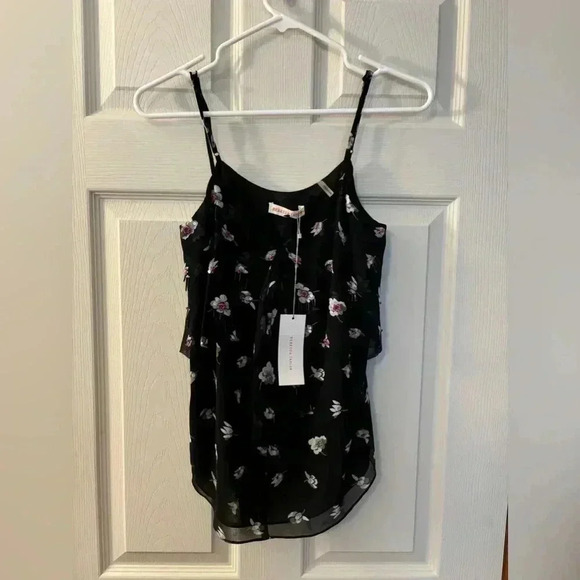 NWT Rebecca Taylor Ghost Flower Bead Cami - Picture 1 of 9